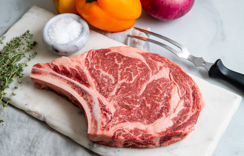 Natural American Wagyu Beef Bone-In Ribeye Steak