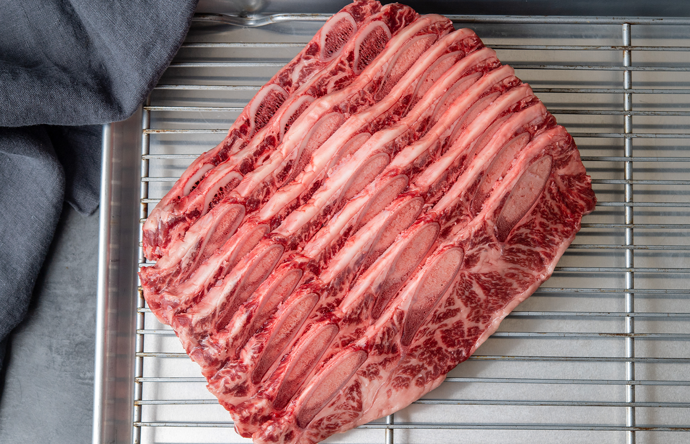 【grated yam】TW × Needles　Side Cut Rib AmericanWagyuShortRibsFlanken3