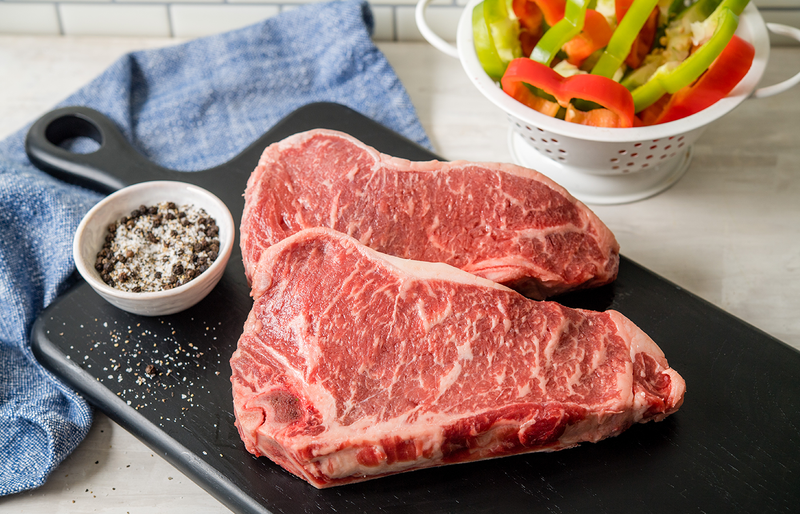 USDA Prime Angus Bone In Striploin Steak