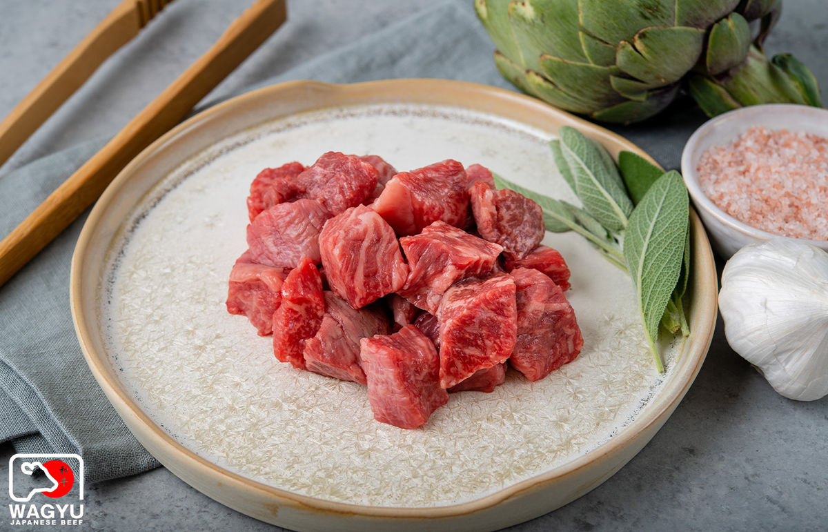Motobu Gyu | A5 Wagyu Beef Steak Cubes-Premium Loin (2 pkgs) – The